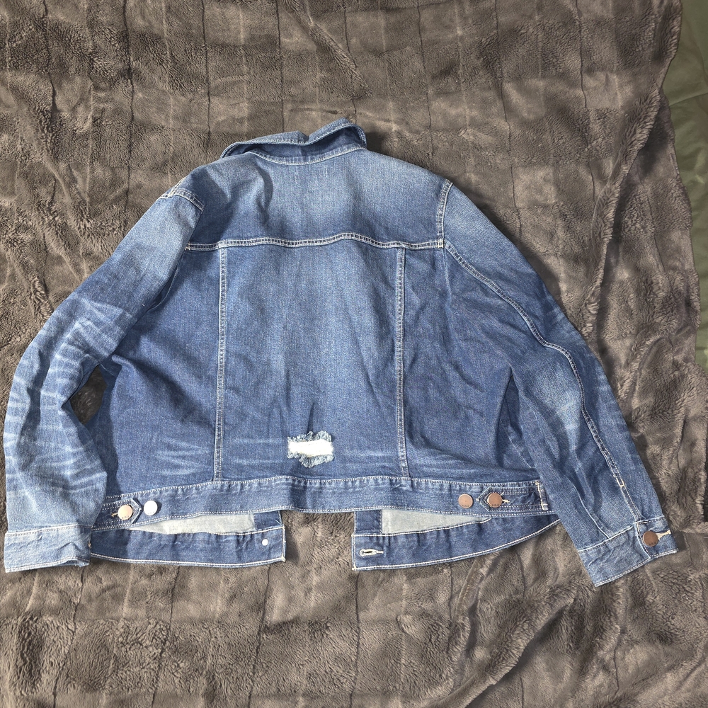 A.N.A. Jean Jacket 3X Wore 1 Time - Picture 3 of 3
